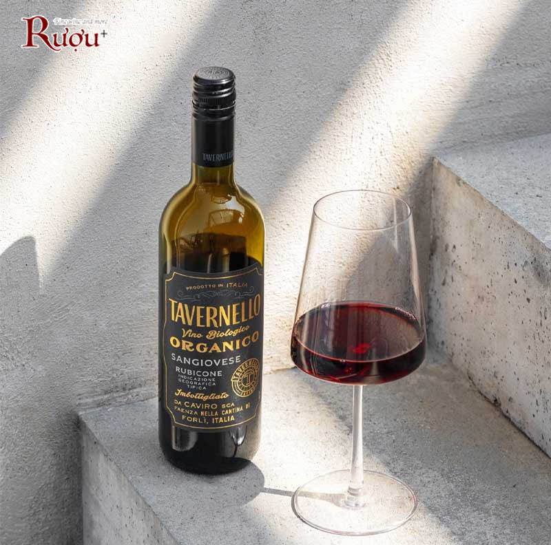 rượu vang Tavernello Organico Sangiovese