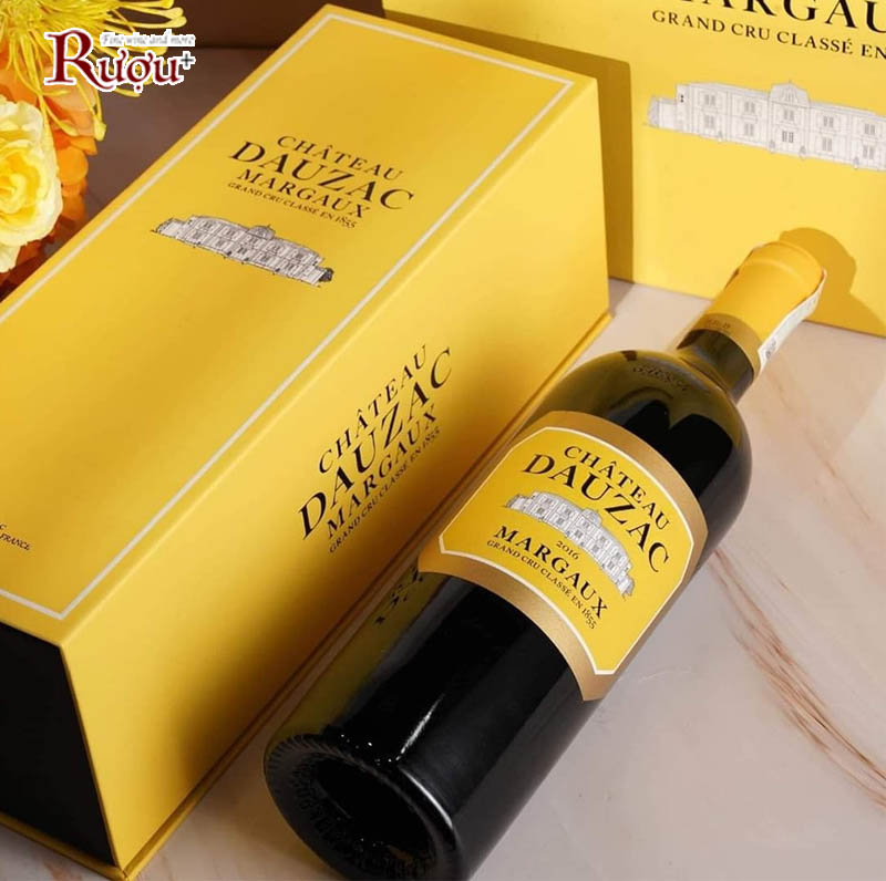 Hộp quà rượu vang Chateau Dauzac Margaux