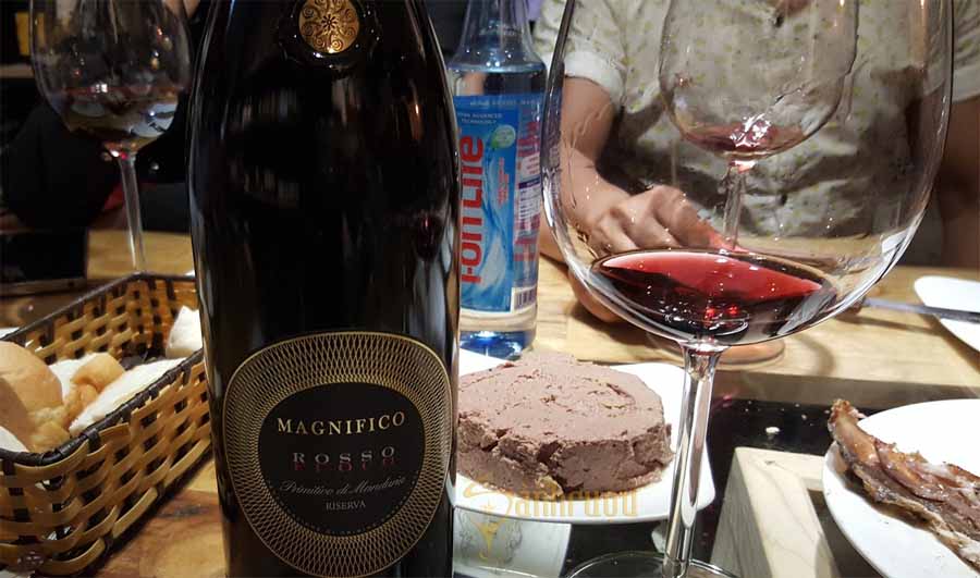 Rượu vang Ý Magnifico Fuoco Primitivo di Manduria