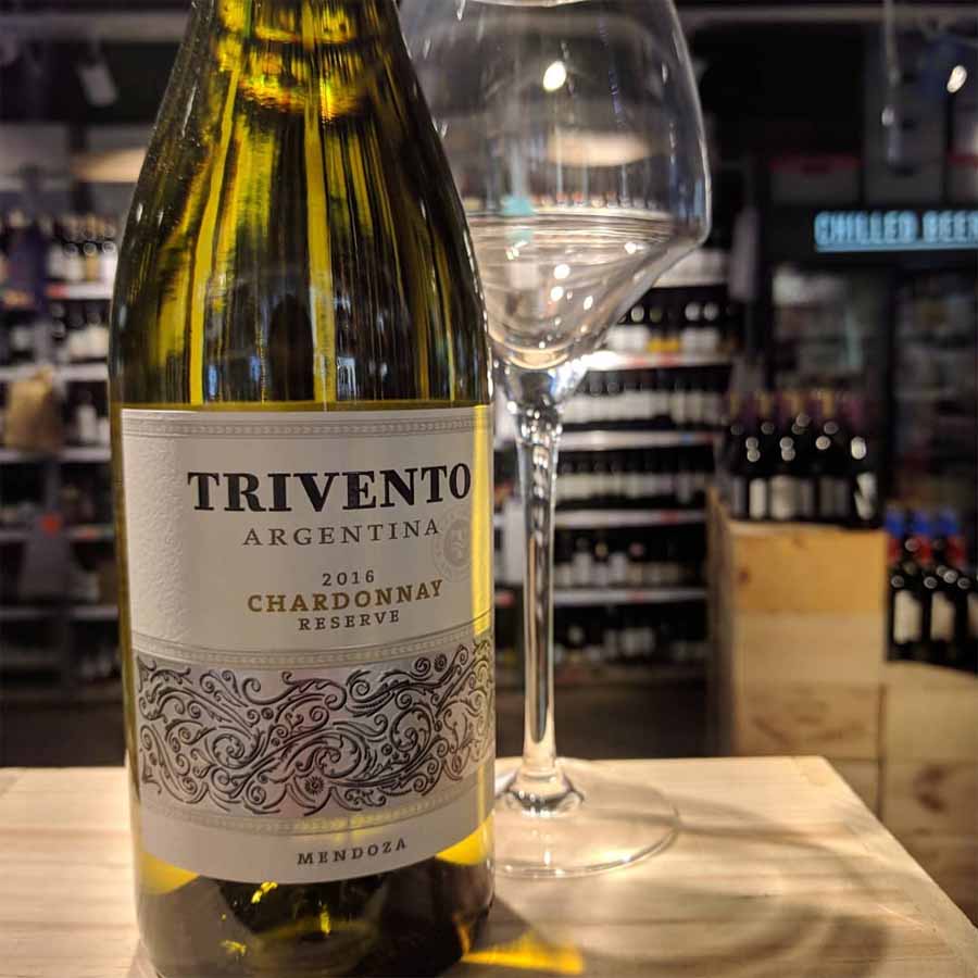 Rượu vang Argentina Trivento Reserve Chardonnay