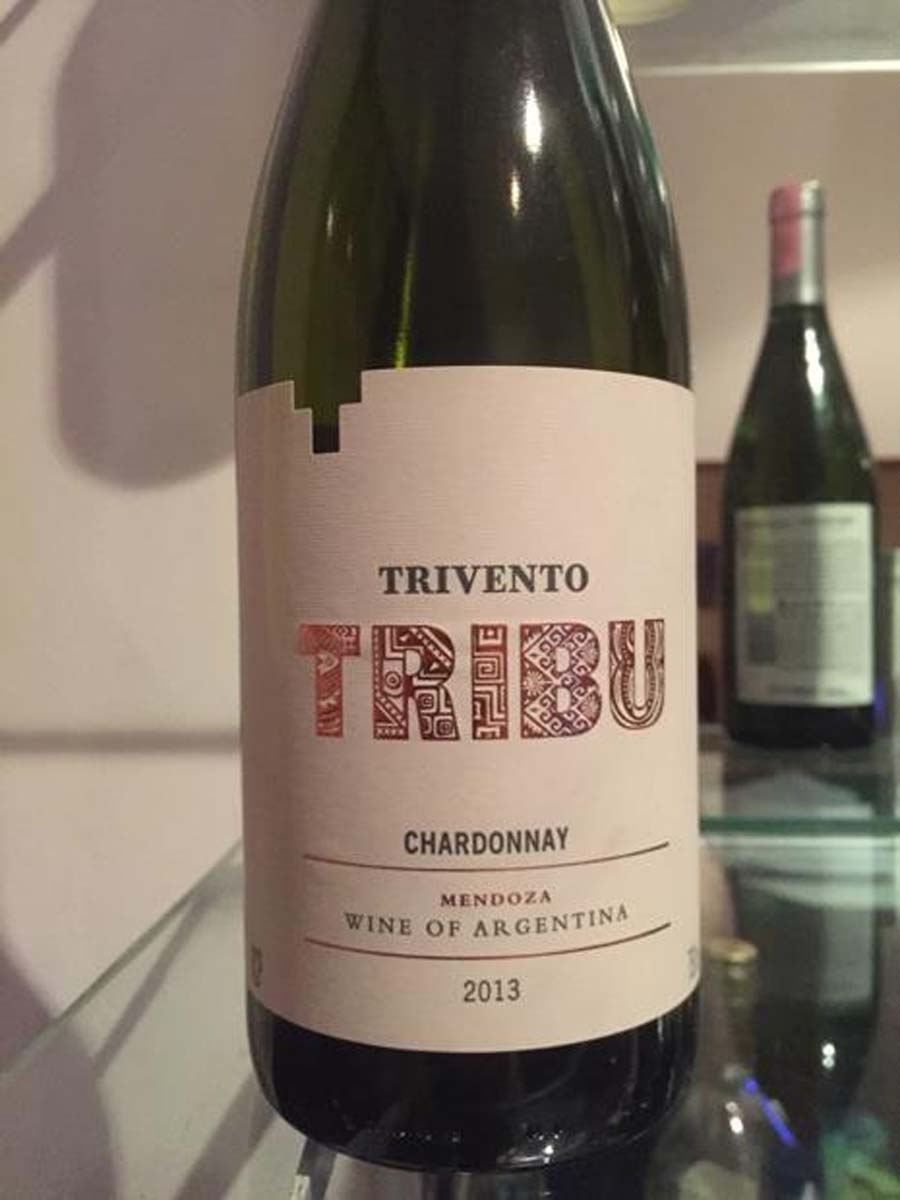 Rượu vang Argentina Trivento Tribu Chardonnay