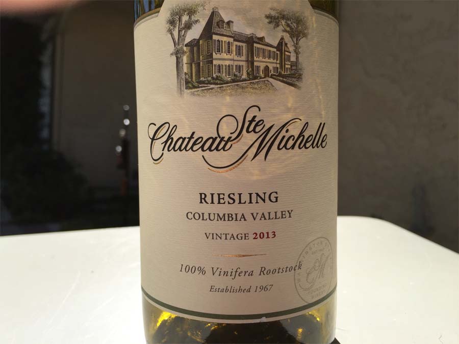 Rượu vang Mỹ Columbia Chateau Ste Michelle Riesling