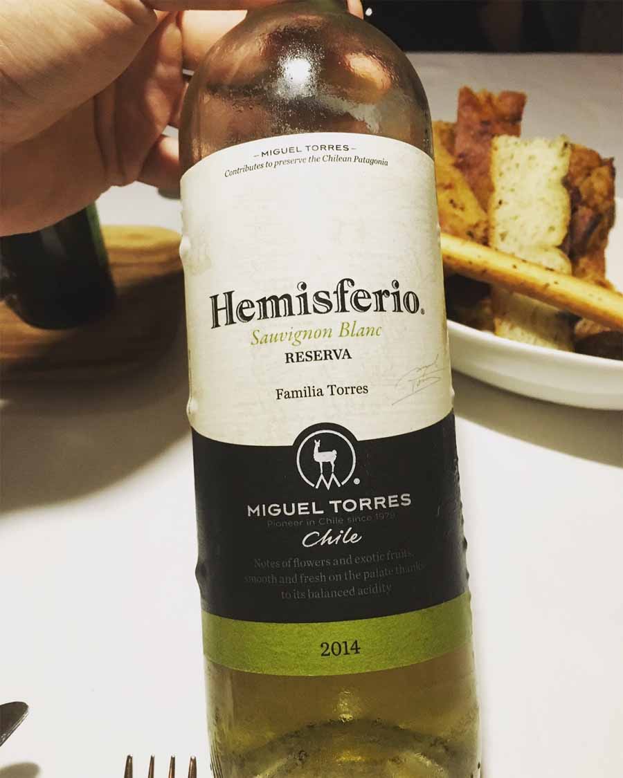 Rượu vang Chile Hemisferio Sauvignon Blanc