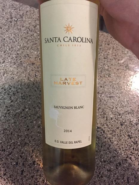 Rượu vang Chile Santa Carolina Late Harvest Sauvignon Blanc