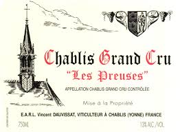 Rượu vang Pháp Chablis Grand Cru Les Preuses