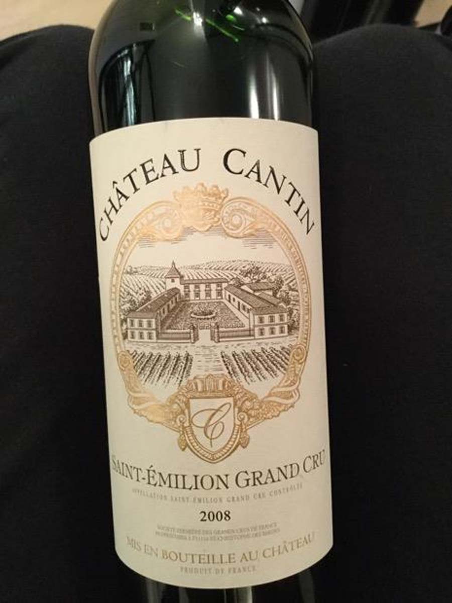 Rượu vang Pháp Chateau Cantin Saint-Emilion Grand Cru
