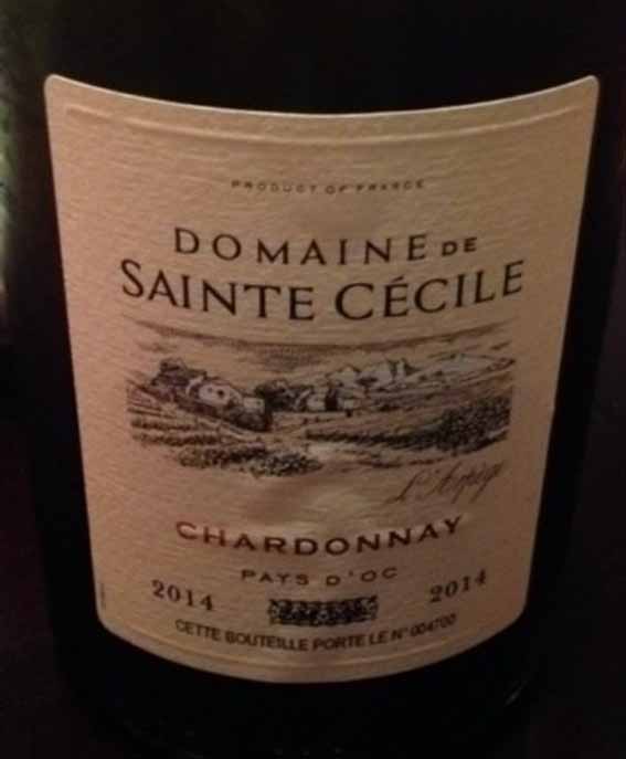Vang Pháp Domaine Sainte Cecile Chardonnay