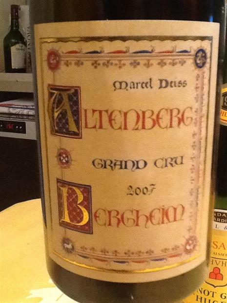 Rượu vang Pháp Marcel Deiss Altenberg Bergheim