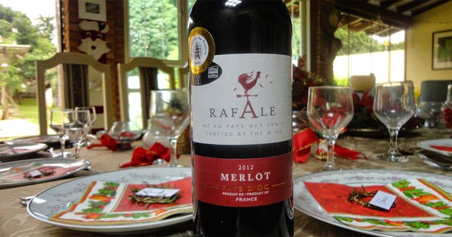 Rượu vang Pháp Rafale Merlot