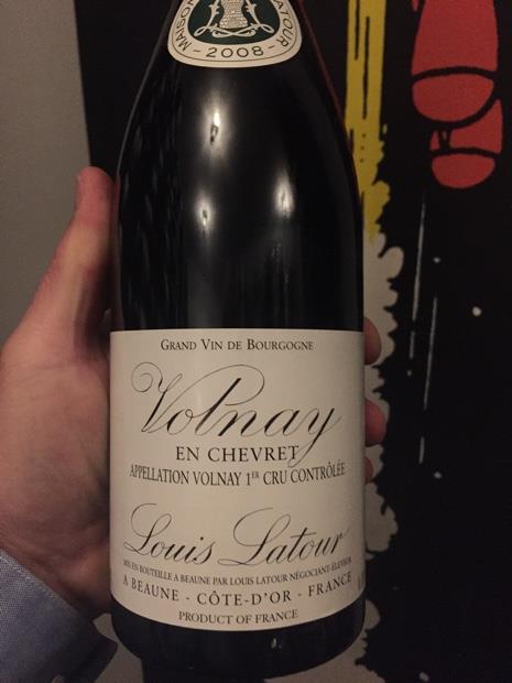 Rượu vang Pháp Volnay En Chevret Louis Latour