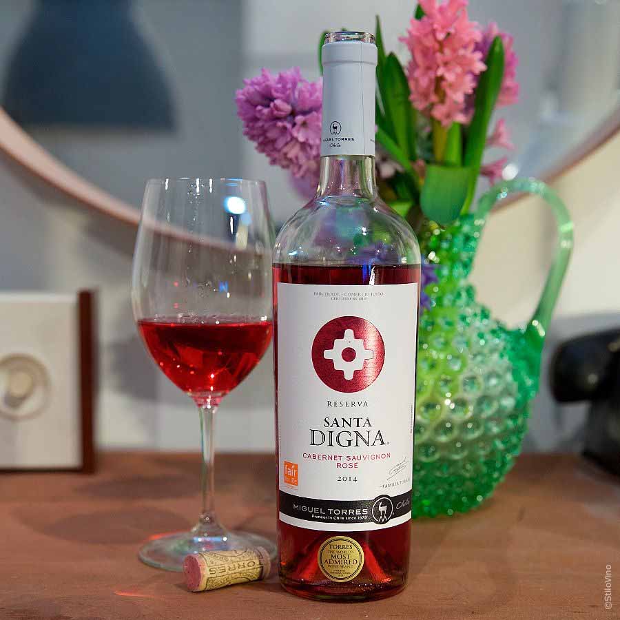 Rượu vang Chile Santa Digna Cabernet Sauvignon Rose Reserva Rượu vang Chile Santa Digna Cabernet Sauvignon Rose Reserva