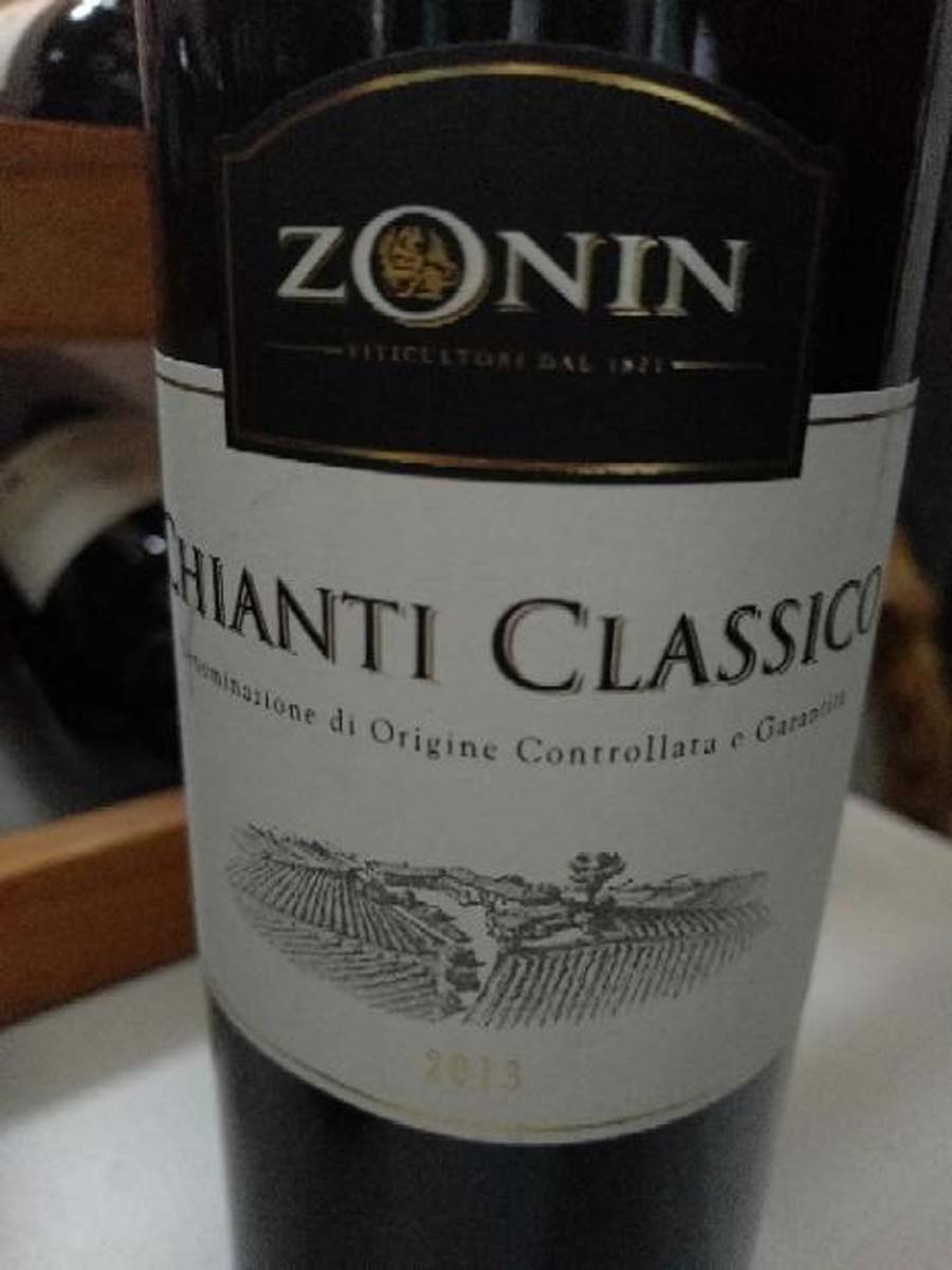 Rượu vang Ý Chianti DOCG Zonin Classici Tuscany