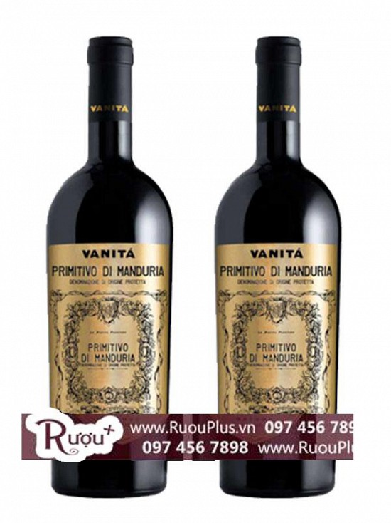 Rượu Vang Ý Vanitá Primitivo di Manduria Vendemmia