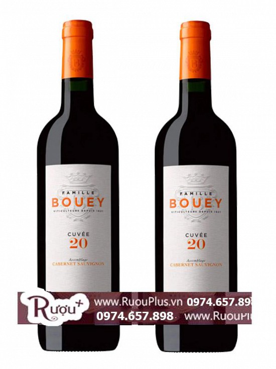Rượu vang Famille Bouey Cuvee 20 Cabernet Sauvignon