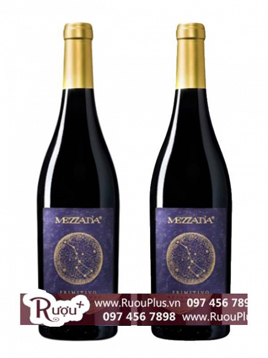 Rượu vang Mezzatia Primitivo Negroamaro Edizione