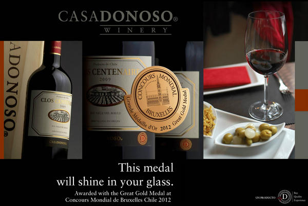 Rượu vang Chile CASADONOSO Clos Centenaire