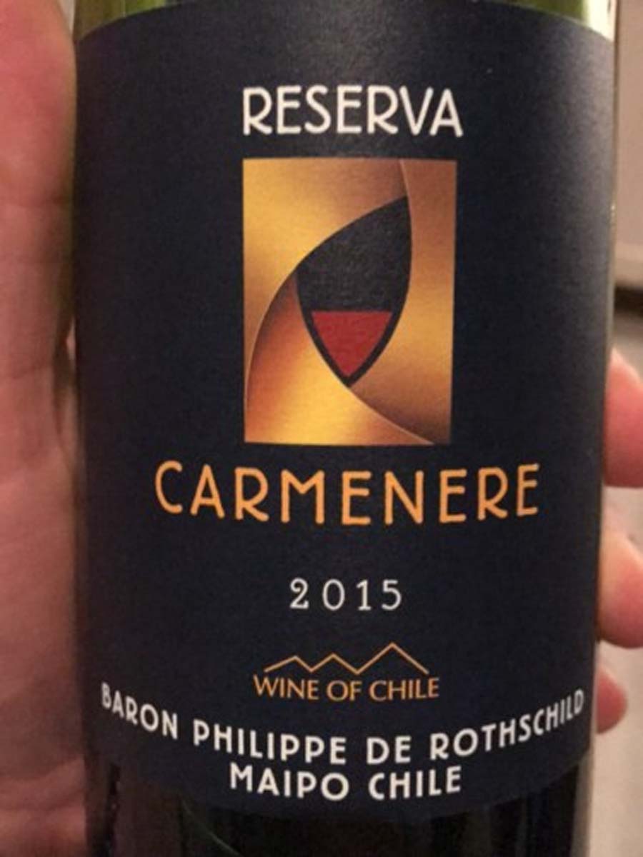 Rượu vang Chile Baron Philippe de Rothschild - Reserva Carmenere