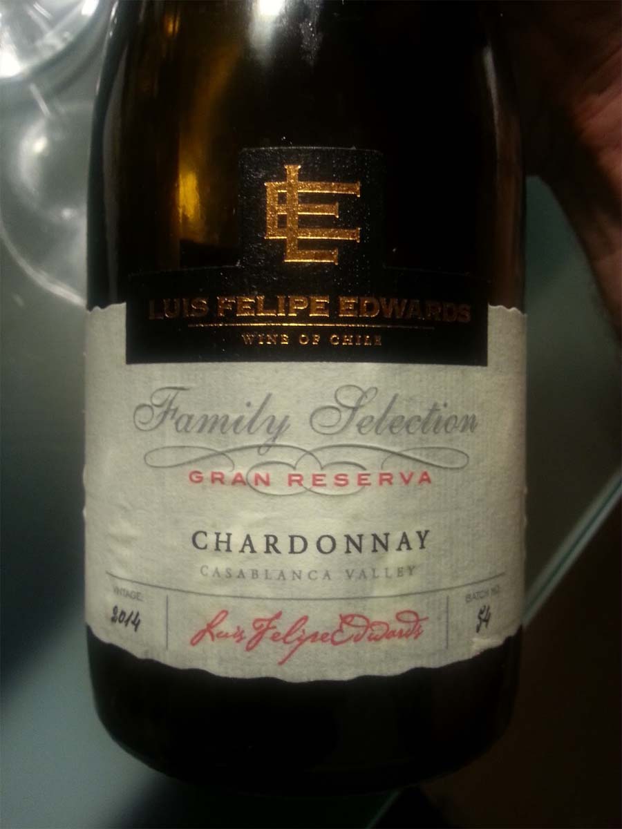 Rượu vang Chile Luis Felipe Gran Reserva Chardonnay