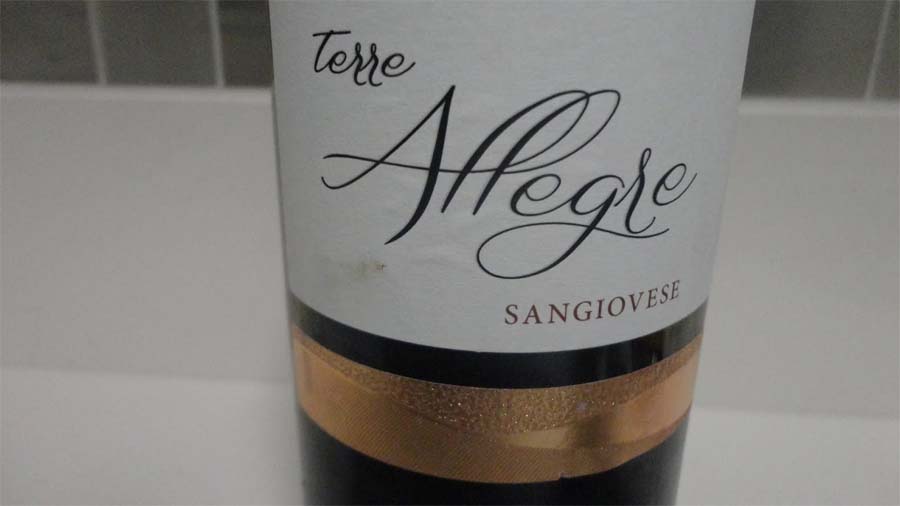 Rượu vang Ý Terre Allegre - IGT Sangiovese